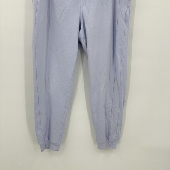 LULULEMON pants scuba high rise jogger french terry pastel blue drawstring 12 - Picture 6 of 9